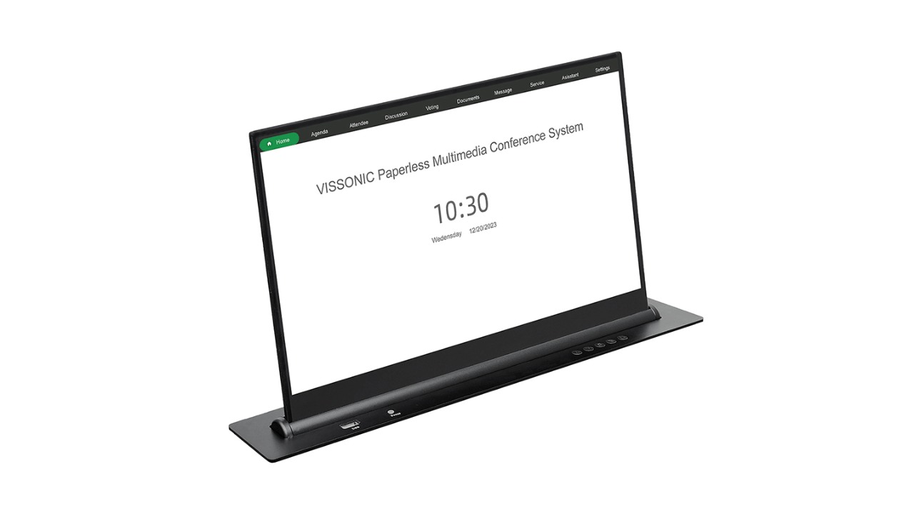 Моторизованный выдвижной монитор 21" Vissonic VIS-21LSSC